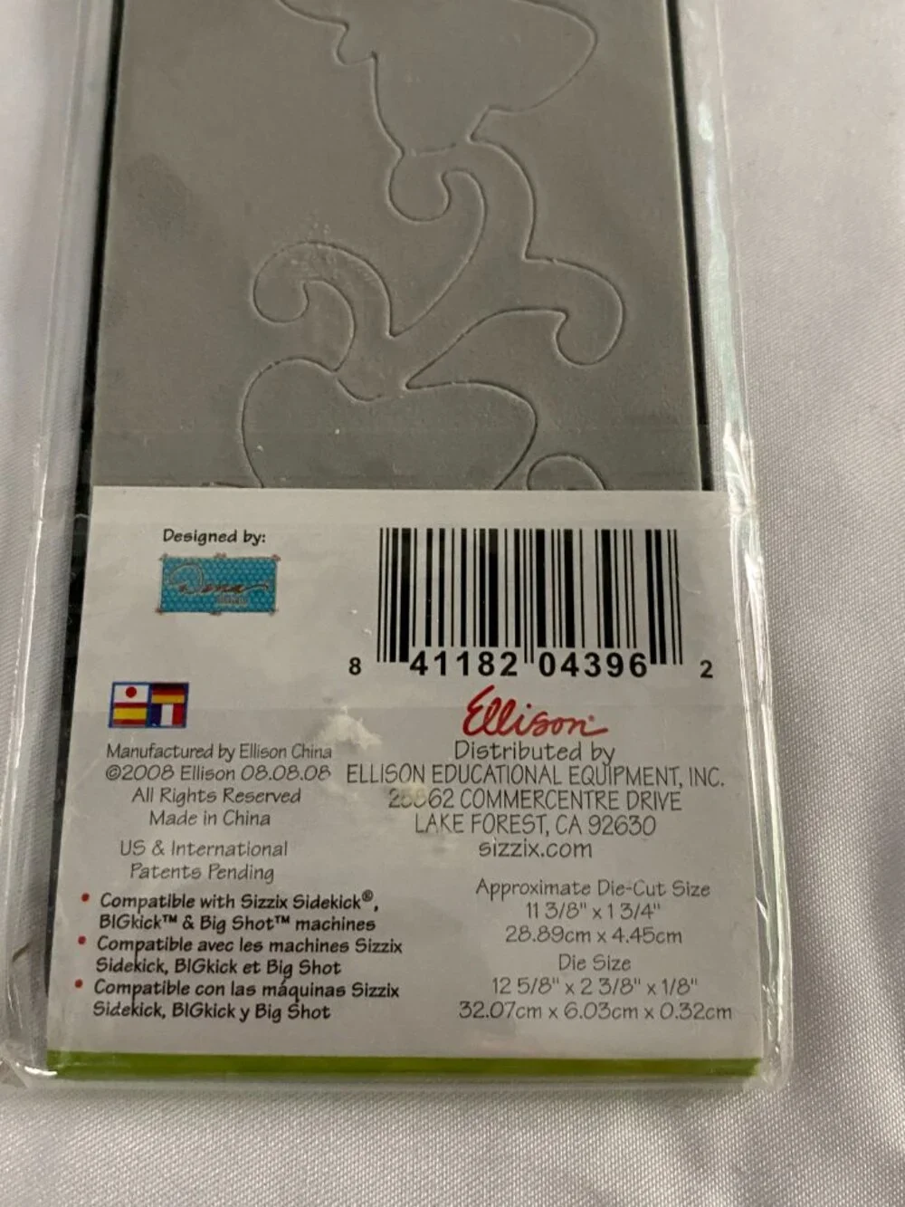 Sizzix Sizzlits Butterflies & Vines Dena Designs Decorative Strip Die